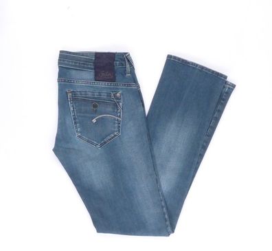 G-Star Jeans Hose Midge Ivy Straight WMN W28 L32 blau stonewashed 28/32 B4082