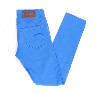 G-Star Jeans Hose W31 L34 blau stonewashed 31/34 Straight B1479