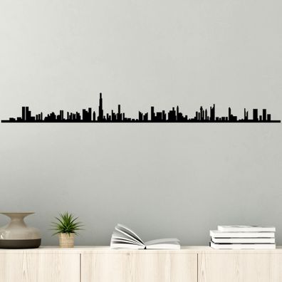 Wallity, Dubai- TNL1103, Schwarz, Sonstige Wohndekorationen, 120 x 13 cm, 100% Metall