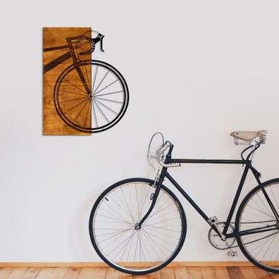 Wallity Bisiklet- SKL1296 Schwarz Sonstige Wohndekorationen 45 x 58 cm