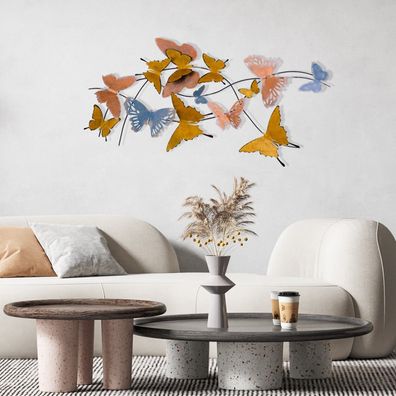 Wallity, Butterflies- ENZ2518, Bunt, Sonstige Wohndekorationen, 105 x 8 x 57 cm, 100%