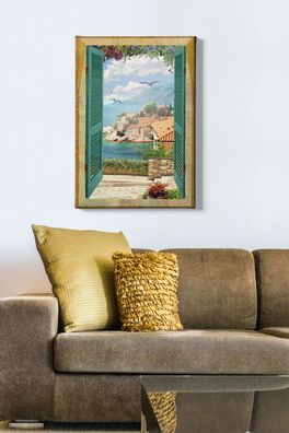 Wallity, Kanvas- TCR1330, Bunt, Leinwandbilder, 50 x 70 cm, 100% Leinwand