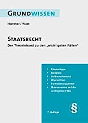 Grundwissen Staatsrecht (Skripten - Strafrecht), Karl-Edmund Hemmer, Achim W ...