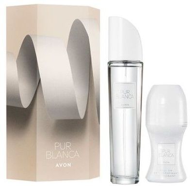 Avon Pur Blanca Geschenkset Eau de Toilette + Deoroller Damen NEU