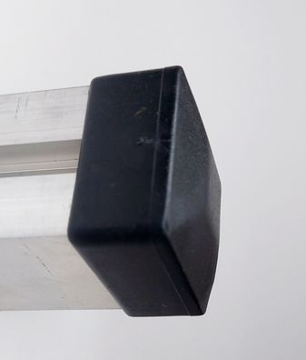 Endkappe Schwarz für Aluminiumprofile Montageschiene, 40x40mm