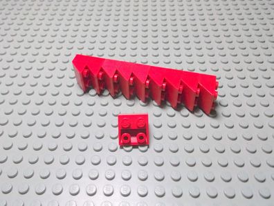 Lego 10 Negativ Steine 45 Grad 2x2 Rot Nummer 3660