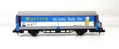 Fleischmann N 8337 Schiebewandwagen Bierwagen Warteck SBB-CFF (6575F)