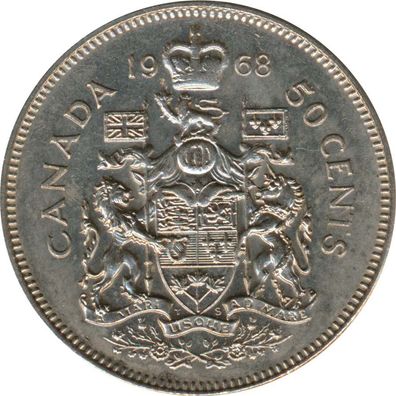 Kanada 50 Cents 1968 Elizabeth II*