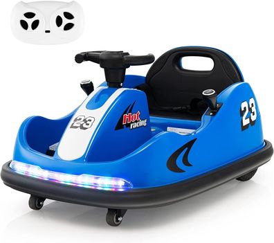12V Aufsitz Kinder Autoscooter 360 Grad Spinning & Vorwärts- und Rückwärtsfunktion