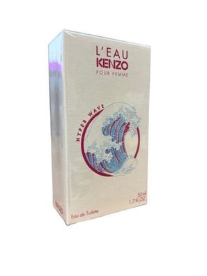 Kenzo L'Eau Kenzo Hyper Wave Pour Femme 50 ml EdT Spray NEU OVP