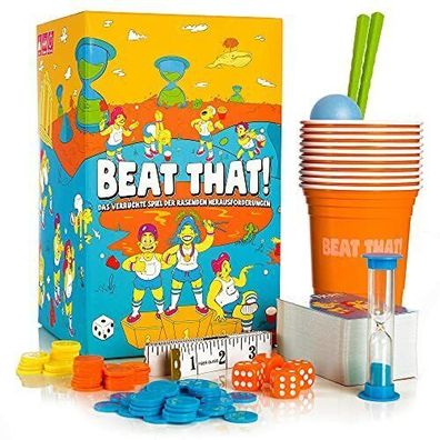 Beat That! Partyspiel Gesellschaftsspiel für Kinder und Erwachsene Familienspiel