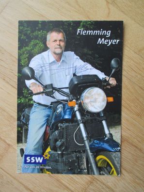 Schleswig-Holstein MdL SSW Flemming Meyer - handsigniertes Autogramm!!!