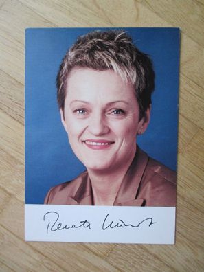 Bundesministerin a.D. Die Grünen Renate Künast - Autogramm!!