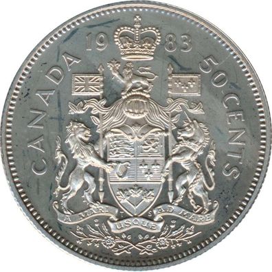 Kanada 50 Cents 1983 PP Elizabeth II*