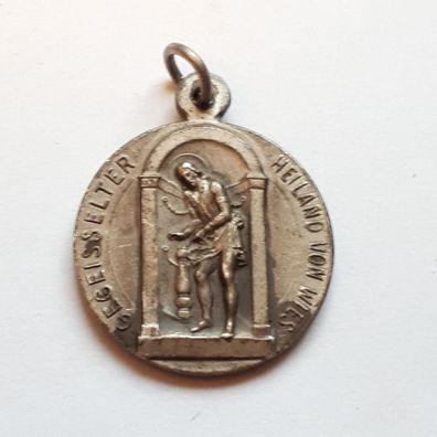 Medaille Anhänger Der gegeißelte Heiland von Wies