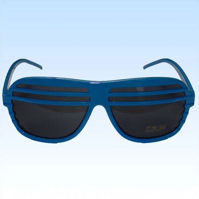 Atzenbrille Blau Shutter Atze Brille Partybrille Nerd Sonnenbrille Partybrille