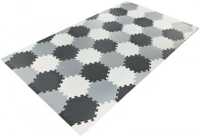 Krabbelmatte Puzzelmatte mit Rand Spielmatte 260 x 135 x 1 cm + Wasserdicht