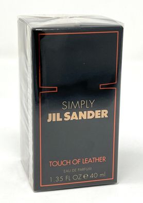 Jil Sander Simply Touch of Leather 40 ml Eau de Parfum Spray für Damen