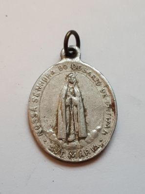 Medaille Anhänger Nossa Senhora do Rosario de Fatima - Ave Maria