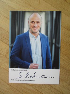 MdB Die Grünen Politiker Staatssekretär Sven Lehmann - handsigniertes Autogramm!!!