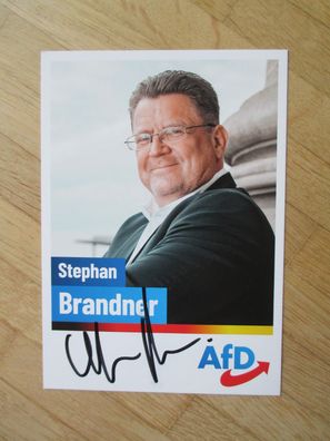 MdB AfD Politiker Stephan Brandner - handsigniertes Autogramm!!