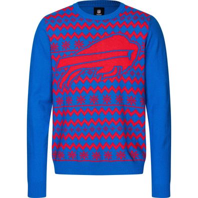 NFL Buffalo Bills Ugly Sweater Big Logo 2-Color Christmas Pullover Weihnachten