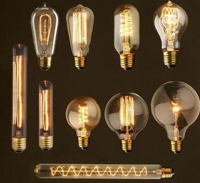 Retro Filament Vintage, Glühlampe, Glühbirne