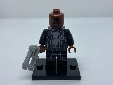 Superhelden Nick Fury Marvel Minifigur Shield Agent Infinity War Lego Kompatibel