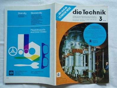 die Technik 1976 , DDR Sonderheft Leipziger Frühjahrs Messe, Reklame Werbung VEB