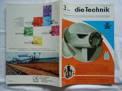 die Technik 1974 , DDR Sonderheft Leipziger Frühjahrs Messe, Reklame Werbung VEB