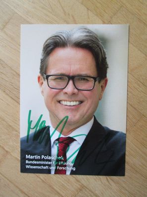Österreich Bundesminister Martin Polaschek - handsigniertes Autogramm!!!