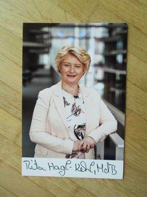 MdB SPD Staatssekretärin Rita Hagl-Kehl - handsigniertes Autogramm!!