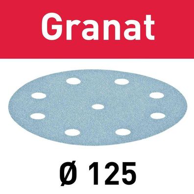 Festool Schleifscheibe Exzenterschleifer Granat STF D125/8 P60 GR/10 497146