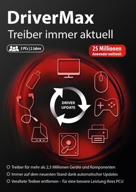 Driver Max 15 - Treiber immer aktuell - Für 3 PCs - 2 Jahre - PC Download Version