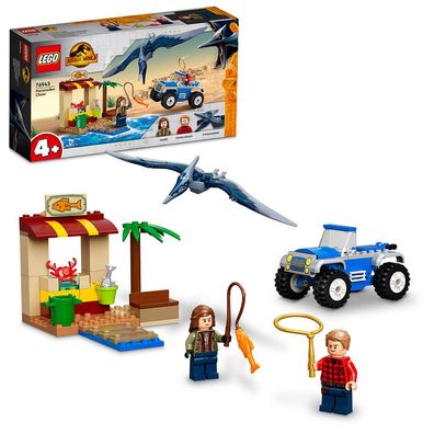 LEGO 76943 Jurassic World Pteranodon-Jagd, Dinosaurier Spielzeug, Set mit Dino ...