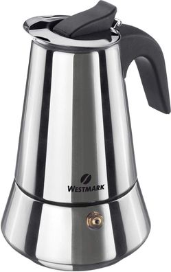 Westmark Espressokocher Brasilia Plus Edelstahl 4 Tassen 1 Stck. 102122 (EKB)