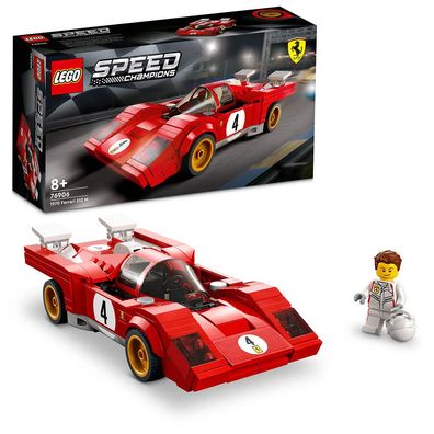 LEGO 76906 Speed Champions 1970 Ferrari 512 M Bausatz für Modellauto, Spielzeug-Au...