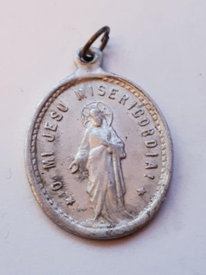 Medaille Anhänger O mi Jesu misericordia