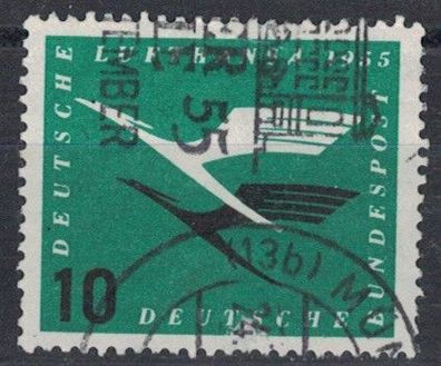 Bundesrepublik Deutschland 1955 - Nr. 206 mit PF I gestempelt
