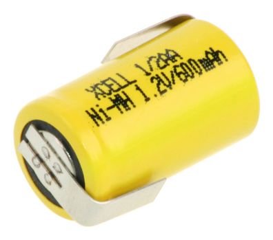 XCell Akku 1/2 AA 1,2V / 600mAh X1/2AA600 ndustrial Lötfahne Z