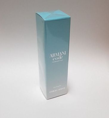 Giorgio Armani Code Turquoise pour Femme für Damen Eau Fraiche 75 ml Neu OVP