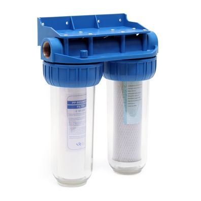 Naturewater NW-BR10B3 Doppelfilter Wasserfilter 20,67mm 1/2&quot; Sediment Aktivkohle