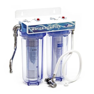 Naturewater NW-PR102 Doppelfilter Wasserfilter 26,16mm 3/4&quot; Sediment Aktivkohle