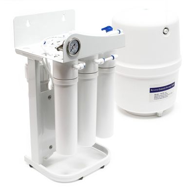 Naturewater 5 Stufen Umkehrosmose RO 180 L/ Tag Druckanzeige Wassertank Manometer