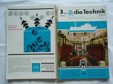die Technik 1968 , DDR Sonderheft Leipziger Frühjahrs Messe, Reklame Werbung VEB