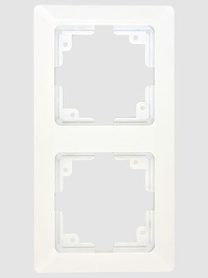 2-fach Abdeckrahmen für Schalter mit Rahmen ( Unterputz )