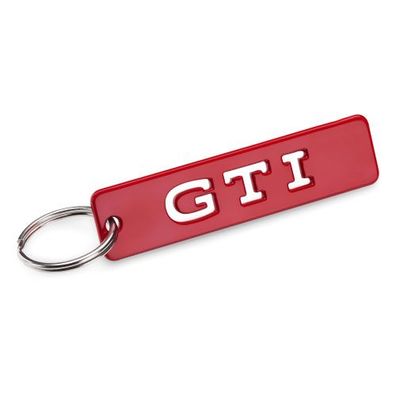 Original VW GTI Schlüsselanhänger Logo Schlüsselring Metall Anhänger 1H2087010D