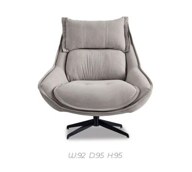 Drehbarer Sessel Luxus Ohrensessel Loft Möbel Design Stuhl Einsitzer Sofa Couch