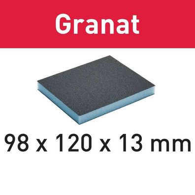 Festool Schleifschwamm Handschleifmittel Granat 98x120x13 120 GR/6 201113