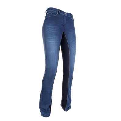 HKM Jodhpur Reithose Jeans, Jodhpurreithose Summer Denim, Ganzbesatz, jeans